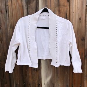 🐰 Calvin Klein White Shawl